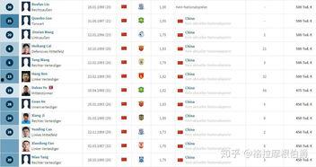 爆料中国球员名单最新,实力新星崛起，备战国际大赛